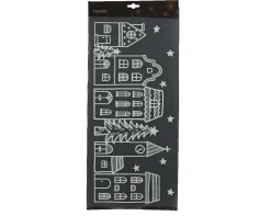 ohgreen Raamdecoratie pet glitters